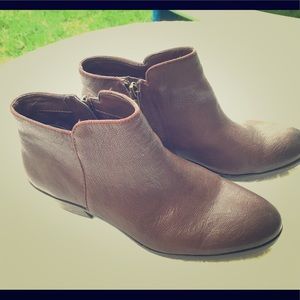 Sam Edelman Petty brown leather booties